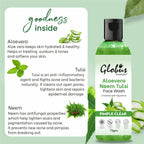 Globus Remedies Aloe vera Neem Tulsi Enriched With Glycerin & Oil Control Formula