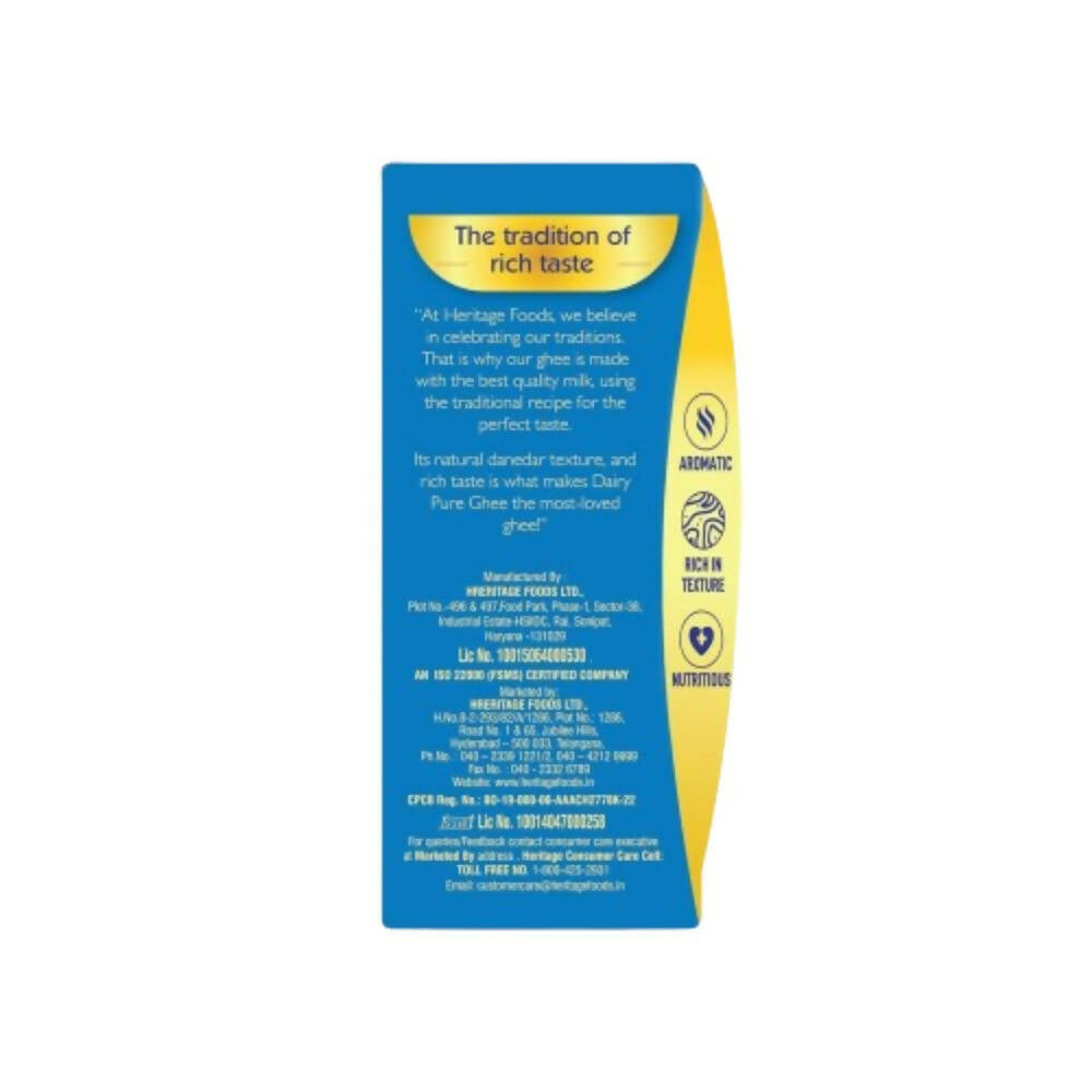 Heritage Dairy Pure Danedar Ghee - Distacart