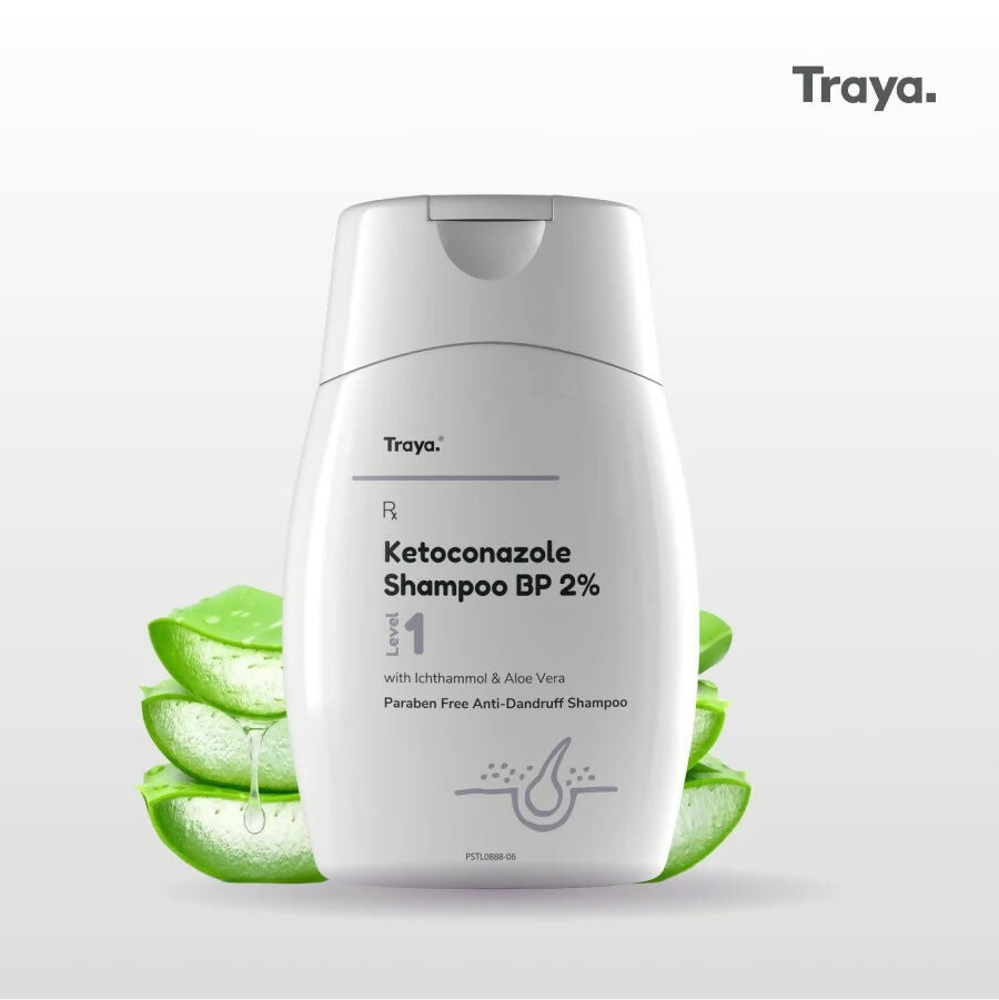 Traya Ketoconazole Shampoo BP 2% with Ichthammol & Aloe Vera - Distacart