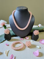 Inhanns Rangshine 4-In-1 Crystal Glam Set - Handmade - Peach