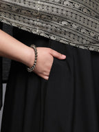 Ahalyaa Women's Traditional wear Ethnic Dress - Black - Distacart