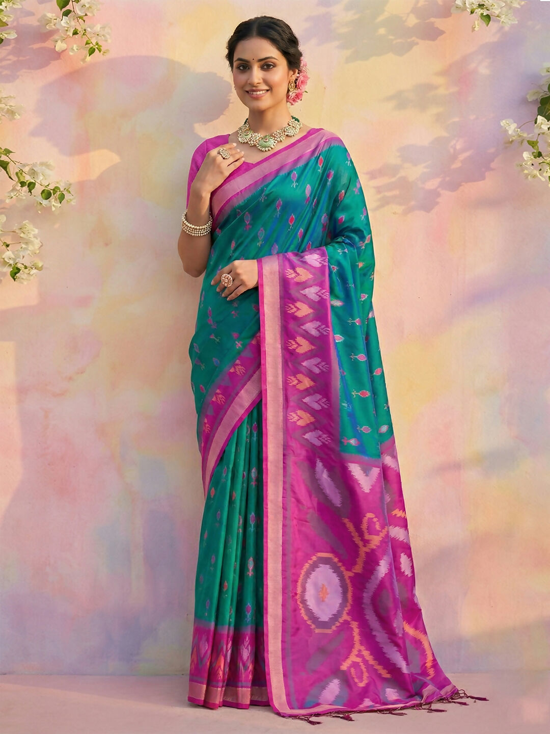 Shree Shyam Fashion Sky Blue Soft Silk Saree - Distacart