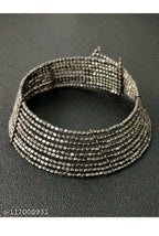 Mominos Fashion Joharkamal Oxidised Beaded work Hasli Design Choker For Women & Girls - Distacart