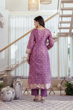 The52 Women's Beautiful Jacquard Butti Work Simmer Jacquard Fabric Straight Kurta Pant and Dupatta Set - Distacart