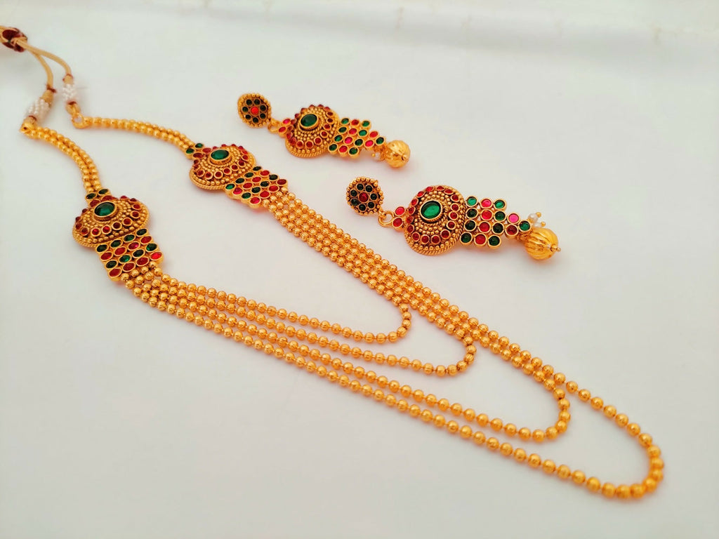 Multicolor kemp layer Necklace set - Distacart