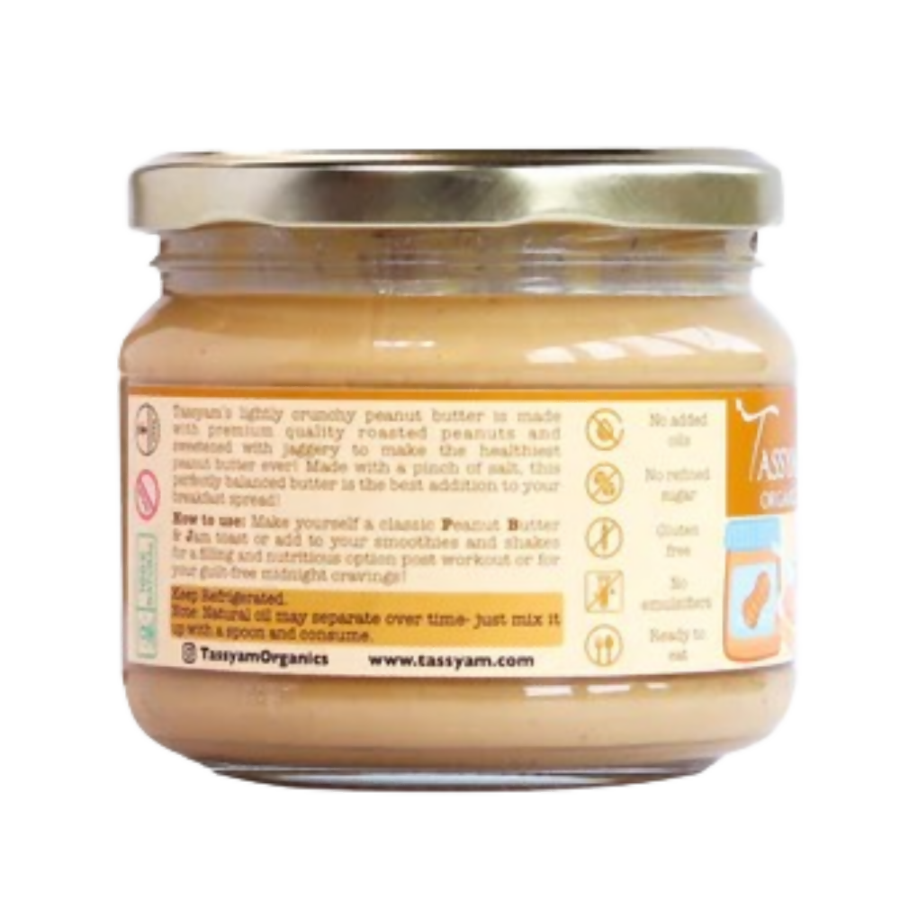 Tassyam Organics Crunchy Peanut Butter - Distacart
