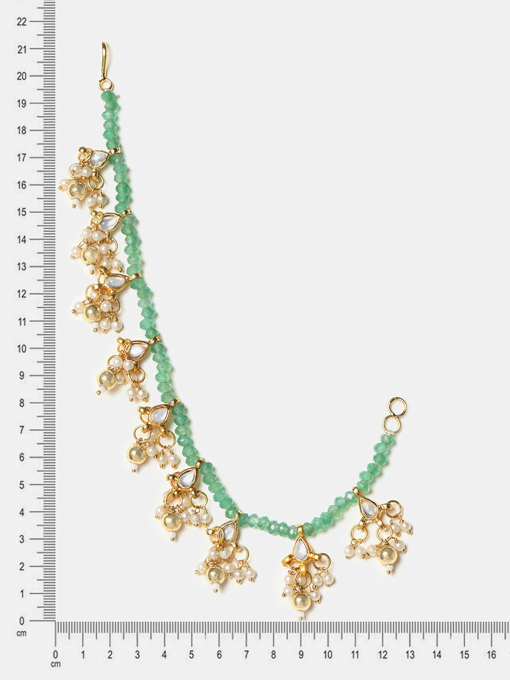 Ruby Raang Saanjh Hara Ear Chain
