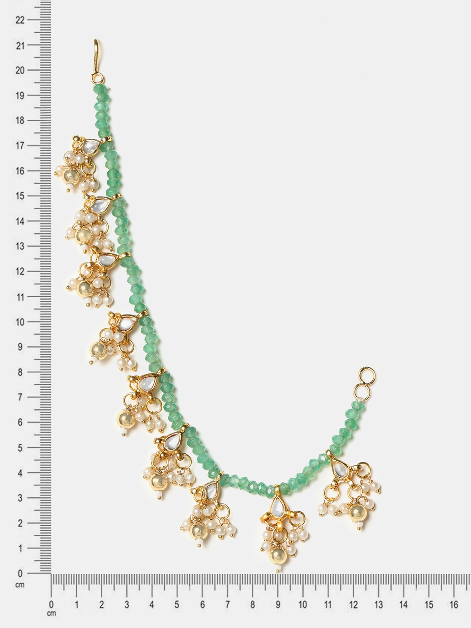 Ruby Raang Saanjh Hara Ear Chain