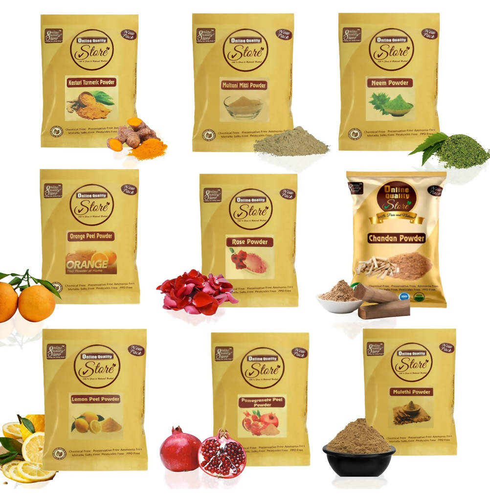 Online Quality Store Face Pack Powder Combo
