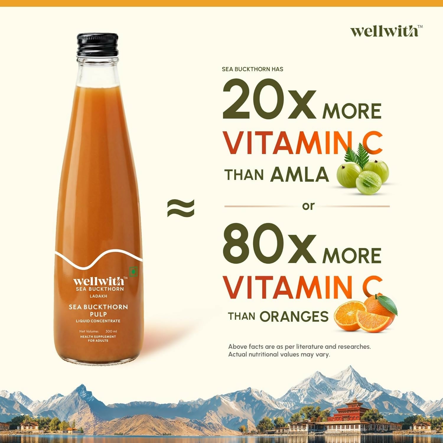 Wellwith Himalayan Sea Buckthorn Pulp