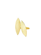 NVR Women's Western Gold-Polished Ajustable Finger Ring