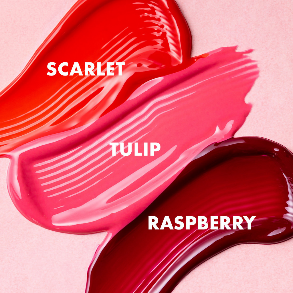 mCaffeine Shades Lip & Cheek Glow Tint Longlasting, Blendable Dewy Finish - Raspberry