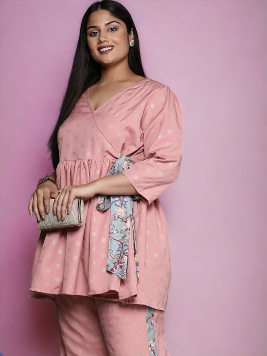 Ahalyaa Women's Traditional wear Tunic - Pink