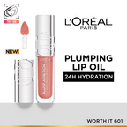 L'Oreal Paris Plump Ambition Hyaluron Lip Oil - 601 Worth It