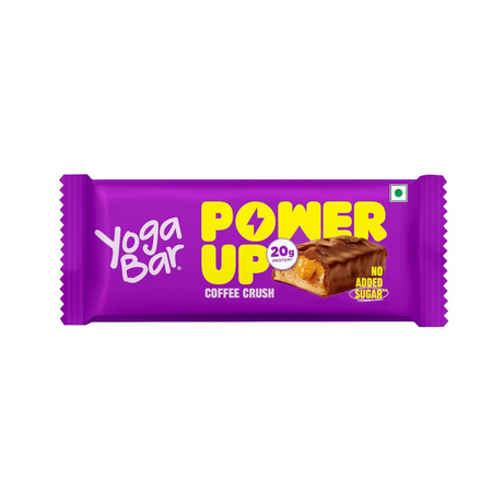 Yoga Bar Power Up 20g Protein Bar, Coffee Crush