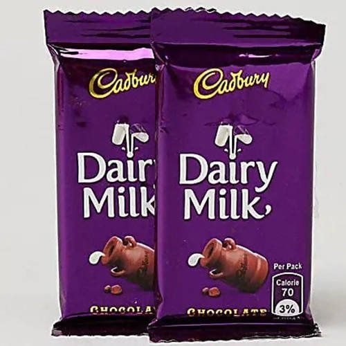 American Diamond Rakhi Set & Dairy Milk Chocolates