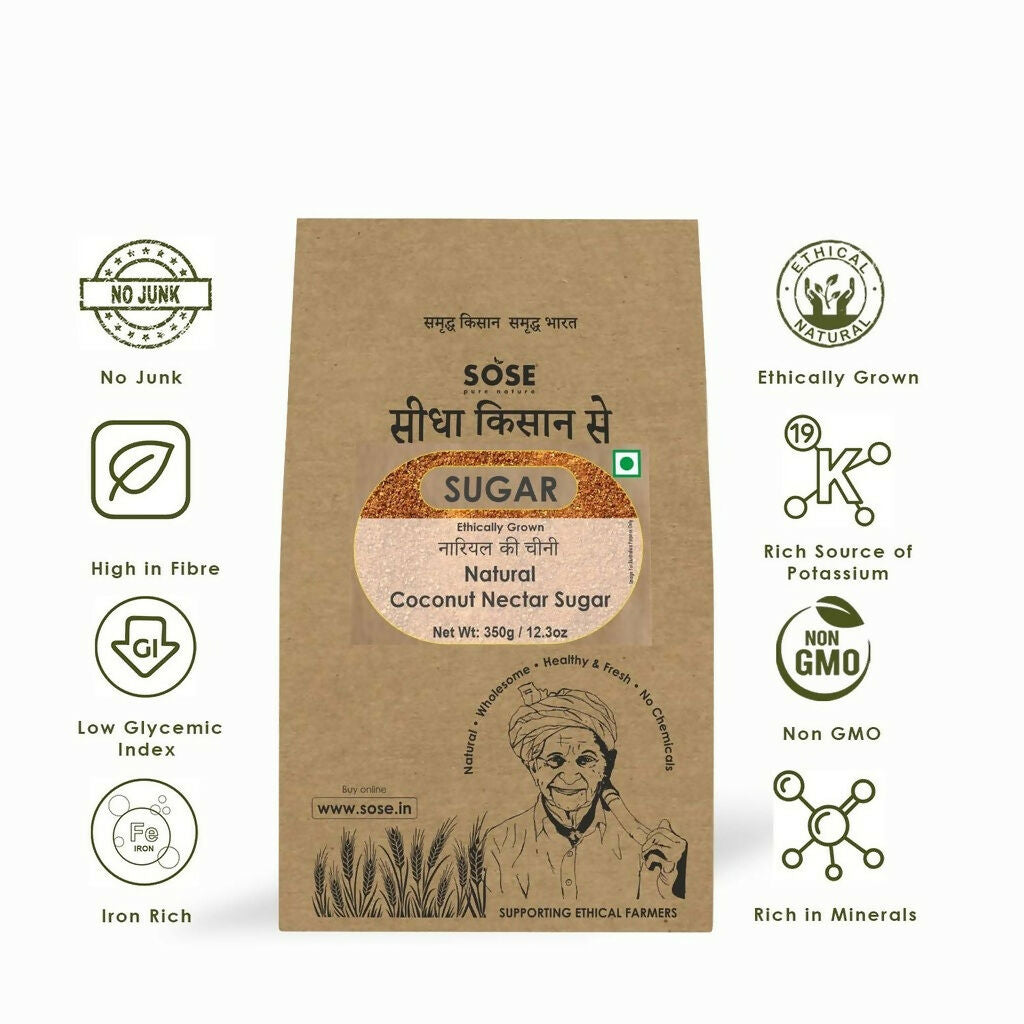Gir Sidha Kisan Se Natural Coconut Nectar Sugar