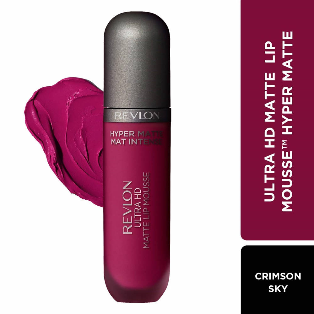 Revlon Hyper Matte Mat Intense Ultra Hd Matte Lip Mousse - Crimson sky
