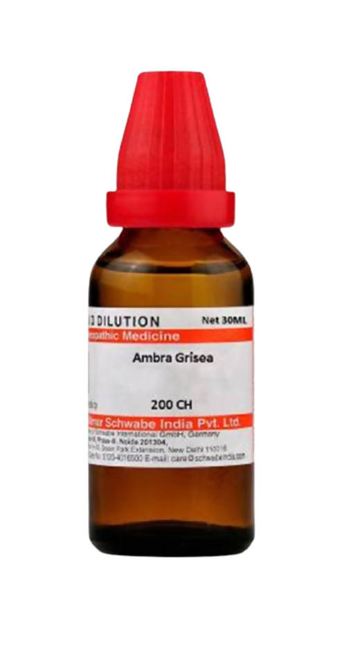 Dr. Willmar Schwabe India Ambra Grisea Dilution - Distacart