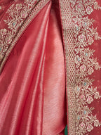 kasee Floral Embroidered Silk Blend Saree - Distacart