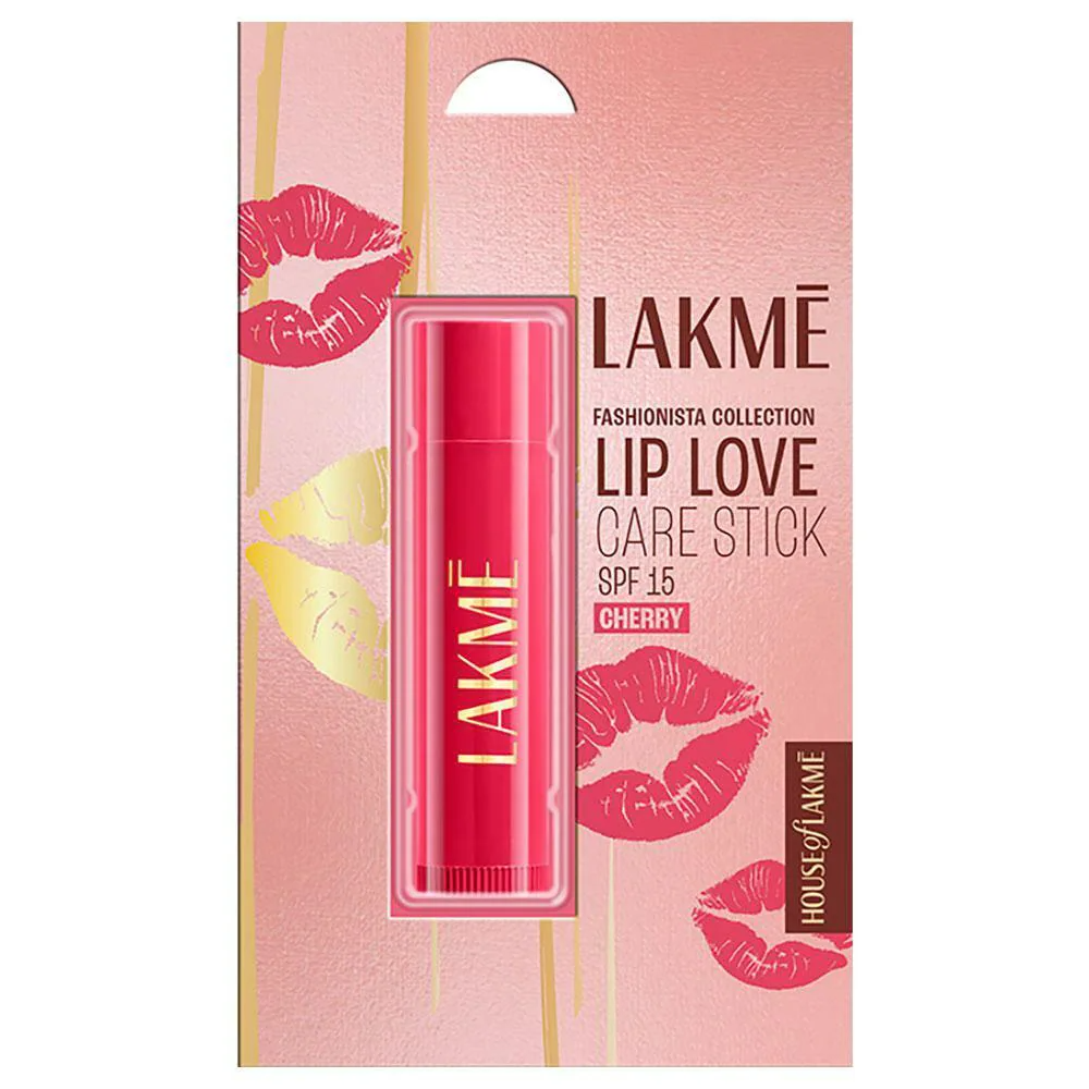 Lakme Lip Love Chapstick, Spf15 - Cherry - Distacart