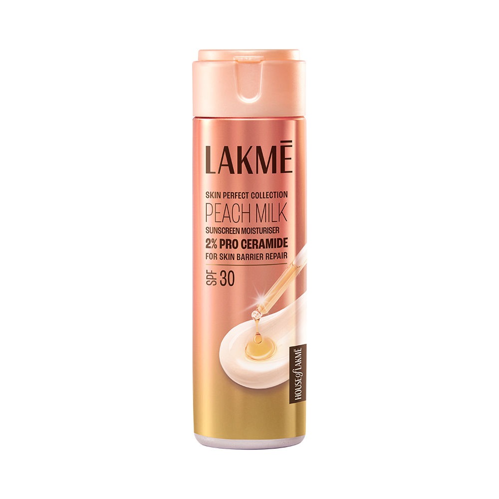 Lakme Peach Milk Moisturiser SPF 24 PA++ Sunscreen Lotion - Distacart