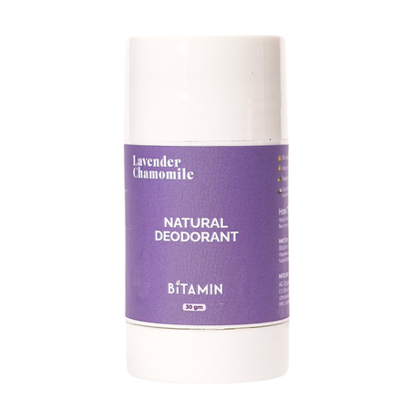 Bitamin Lavender Chamomile Natural Deodorant Roll On