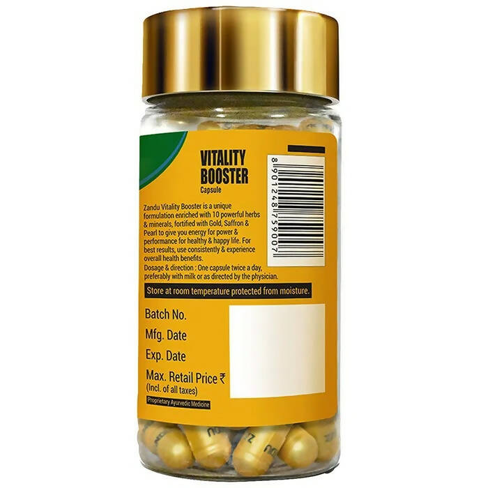 Zandu Vitality Booster Capsules - Distacart