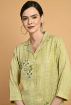Joban Fashion L.Green Cotton Kurta Set