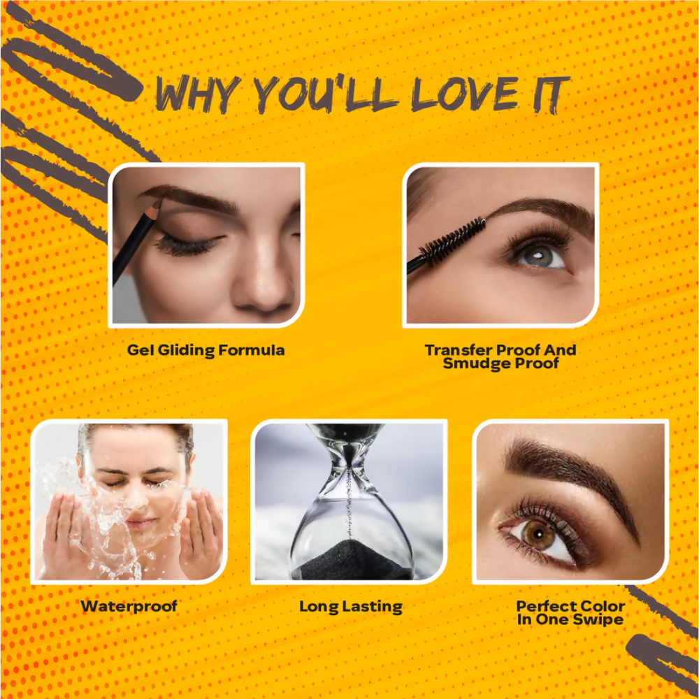 Faces Canada Ultime Pro Brow Defining Pencil - Deep Tan 01