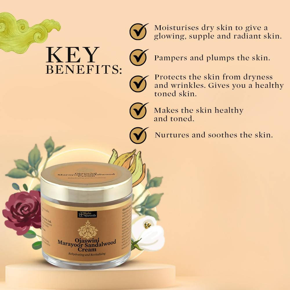 Bipha Ayurveda Ojaswini Marayoor Sandalwood Cream