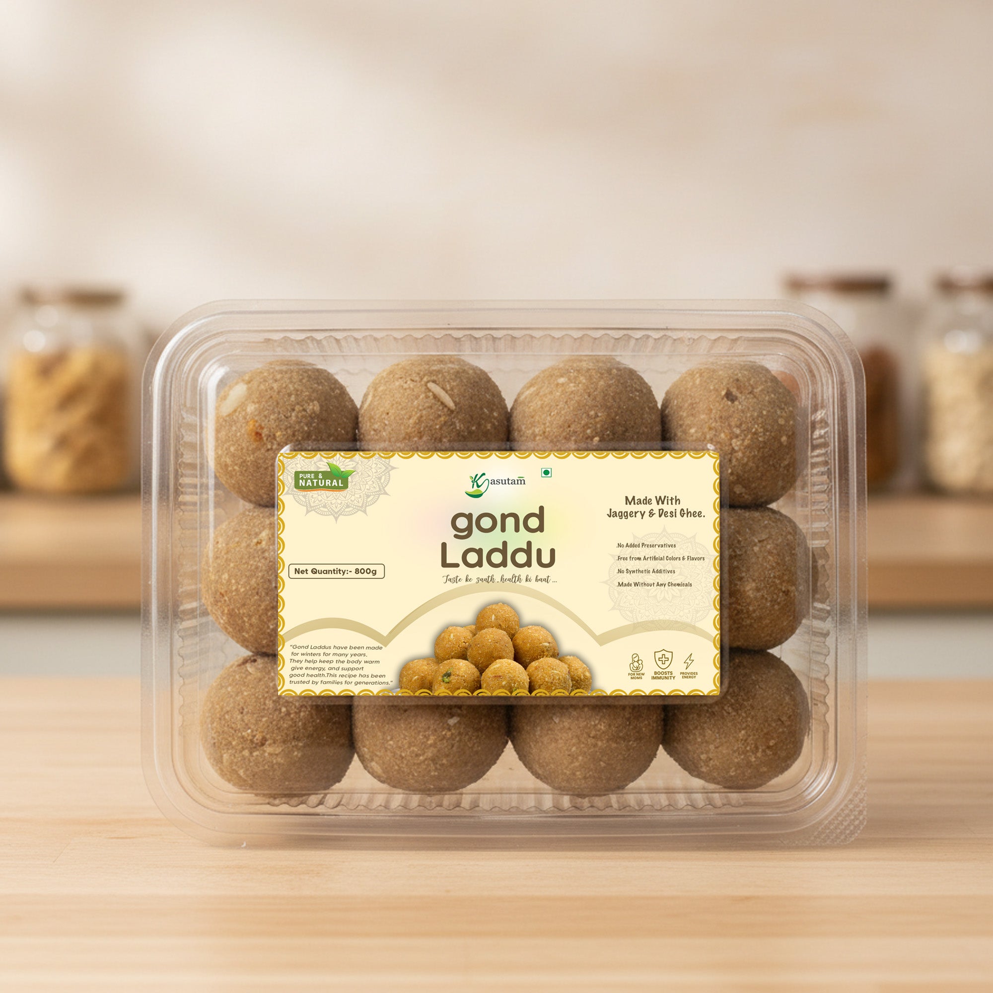 Kasutam Gond Laddu - Distacart