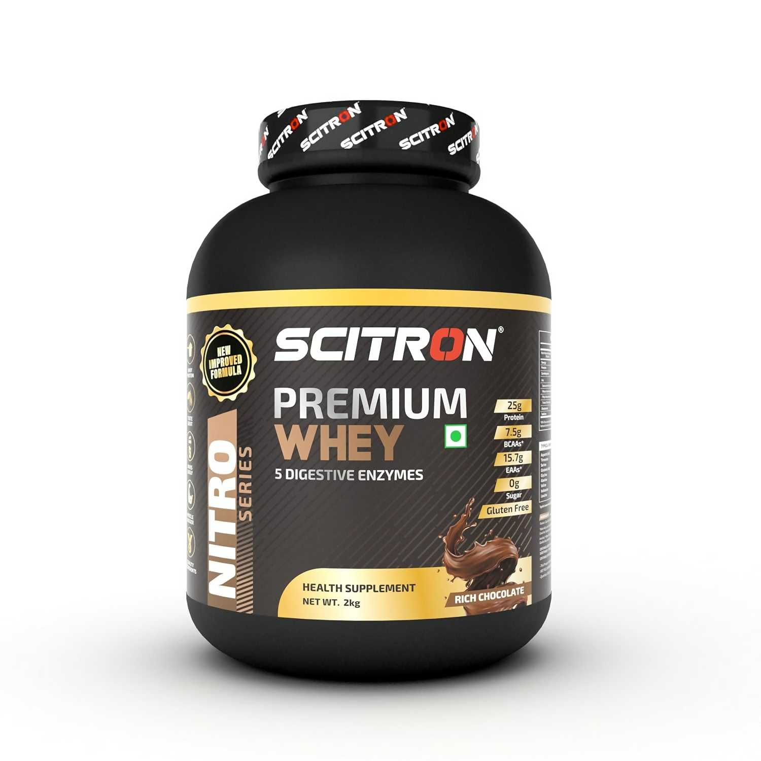 Scitron Nitro Series Premium Whey Rich Chocolate - Distacart
