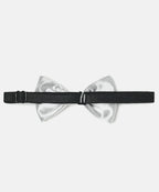 Manet Boys Solid Single Layer Bow - Silver