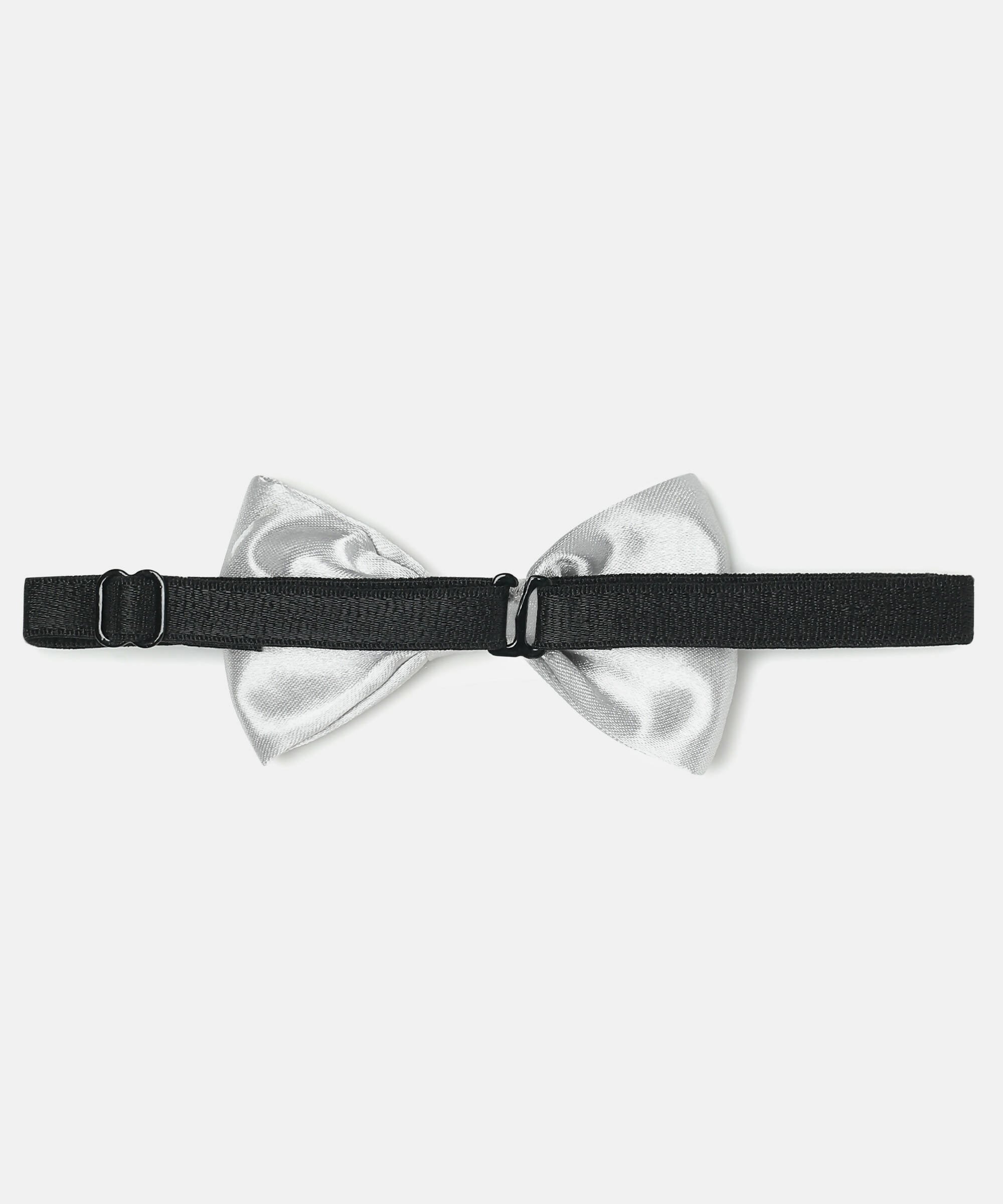 Manet Boys Solid Single Layer Bow - Silver