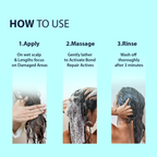 Dermistry Bond Repair Shampoo with TeraBond Maleic Acid Protein Strengthens Weak Hair