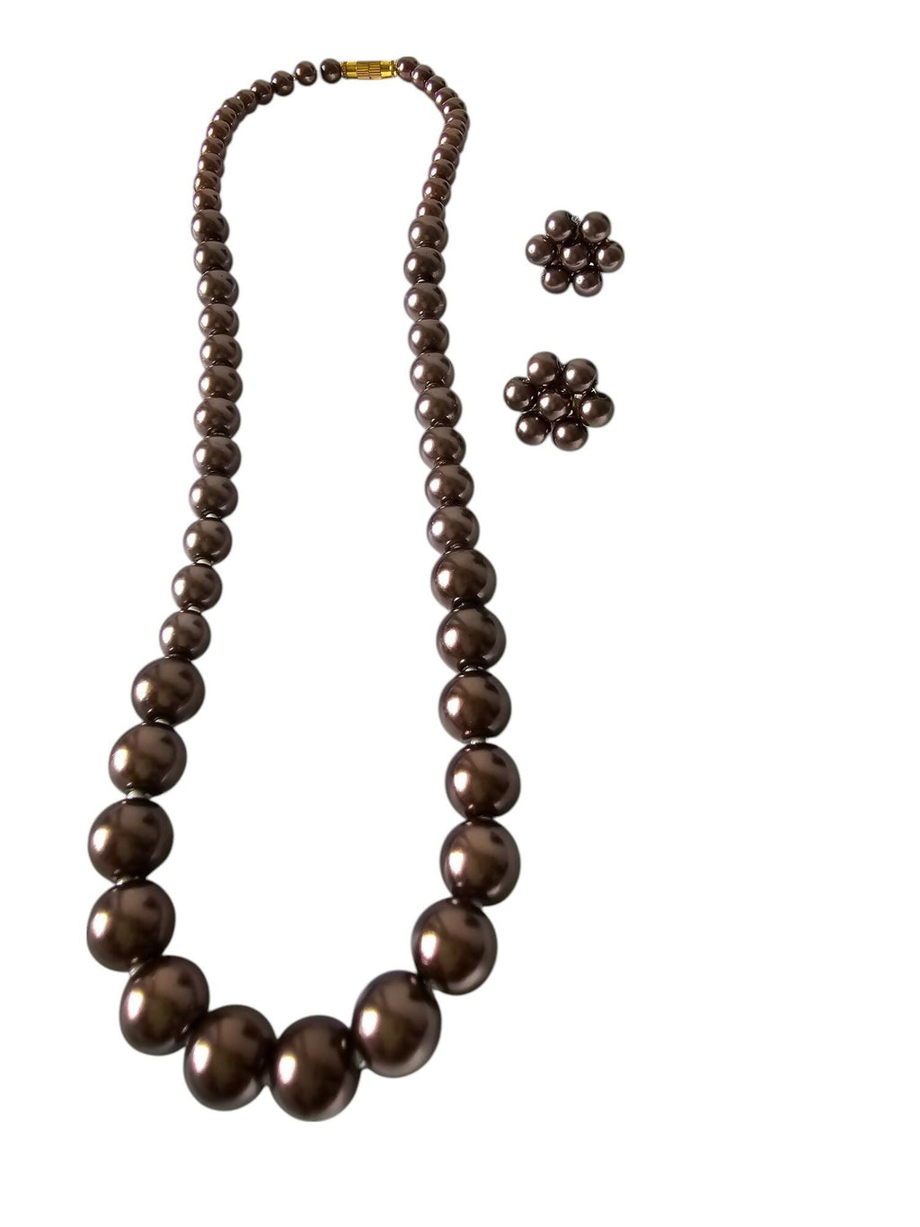 Inhanns Spectrum Everyday Pearl Sets - Single Strand - Chocolate