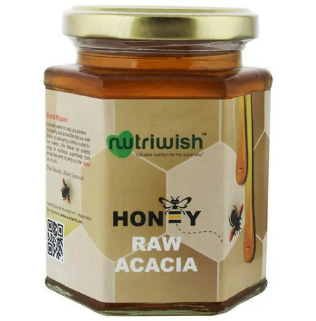 Nutriwish 100% Pure Organic Honey Raw Acacia