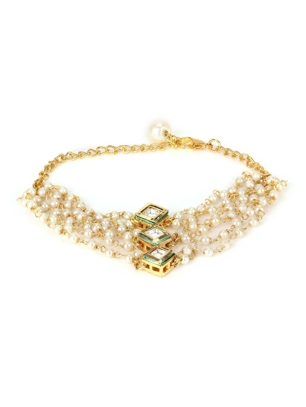 Women's White Bracelet - Ruby Raang - Distacart