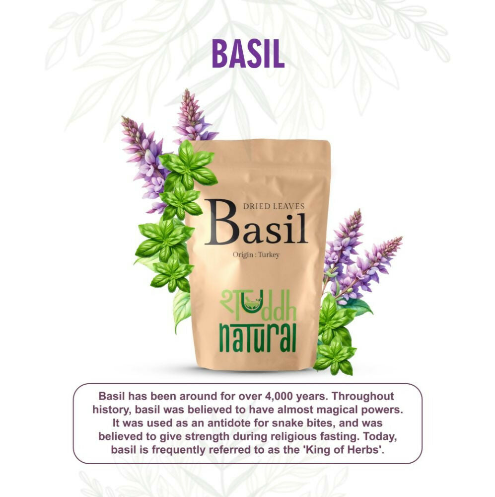 Shuddh Natural Premium Freeze Dried Culinary Turkish Basil - Distacart
