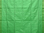 Light Green Uppada Silk Handloom Saree with Karpur Pallu Design - Global Threads