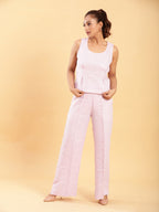 BohoJazz Lilac Linen Smart Co-ords - Distacart