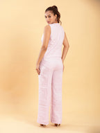 BohoJazz Lilac Linen Smart Co-ords - Distacart