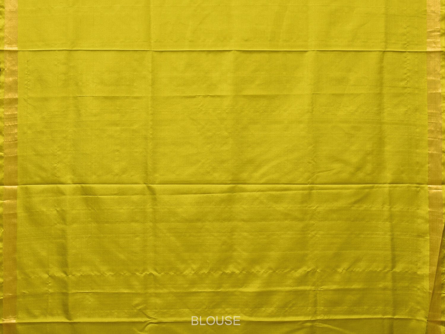 Lime Green Uppada Silk Handloom Saree with Floral Pallu Design - Global Threads