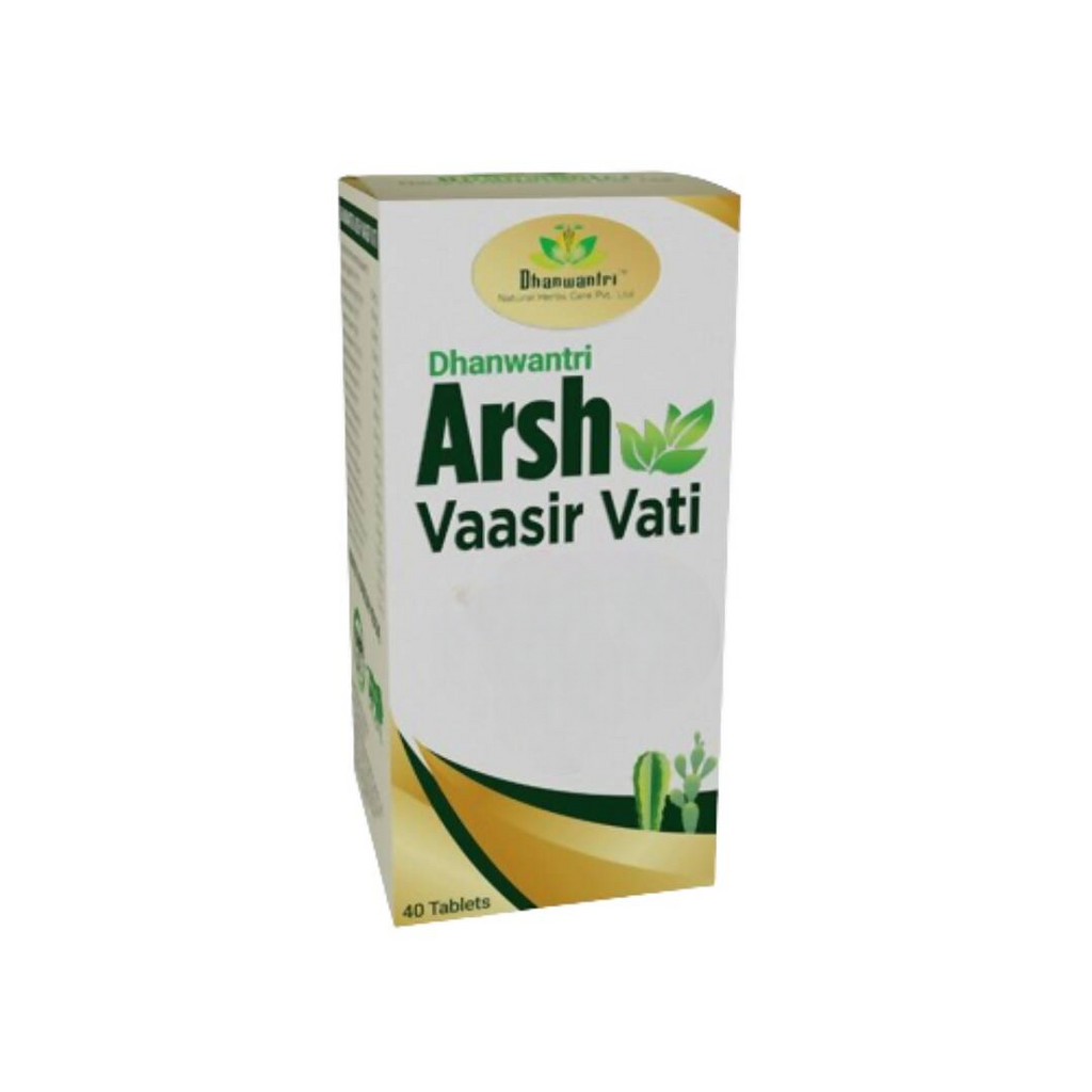 Dhanwantri Arsh Vaasir Vati Tablets - Distacart