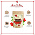 Khadi Natural Organic Henna & Hibiscus Flower Powder