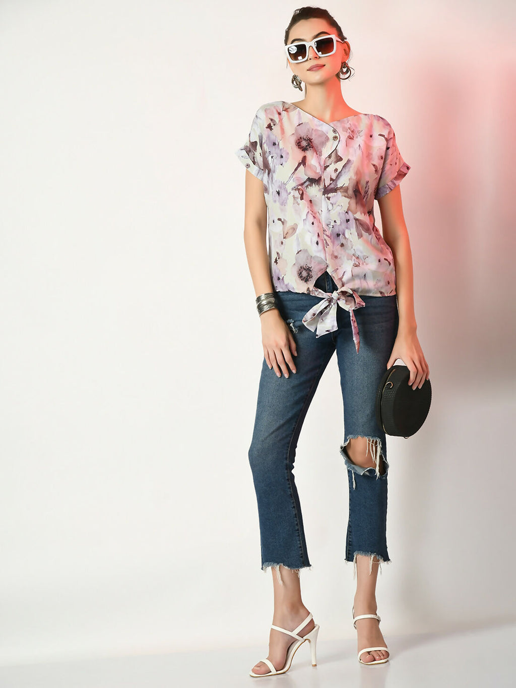 Myshka Women's Multi Printed Top