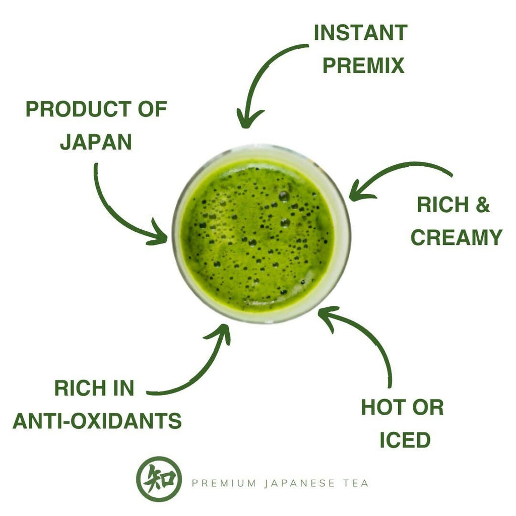Chiran Instant Matcha Latte Premix Sachets - Distacart