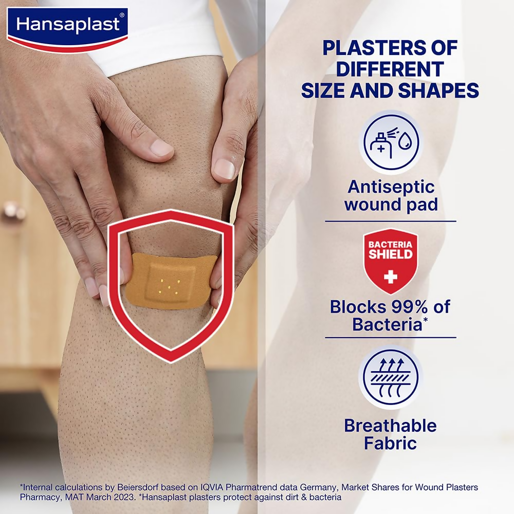 Hansaplast Antiseptic Plasters - Distacart