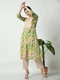 Myshka Women's Multi A-Line Printed Kurta